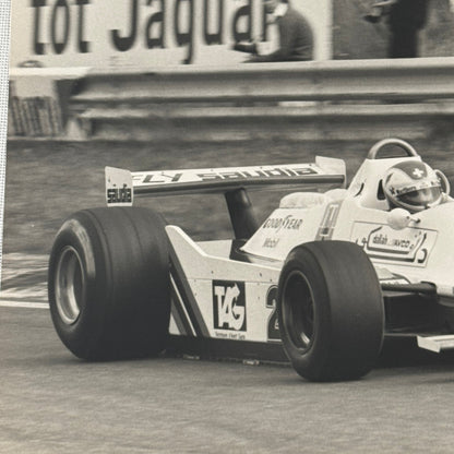 Clay Regazzoni Williams Grand Prix Car Photo Photograph Vintage F1 Formula One