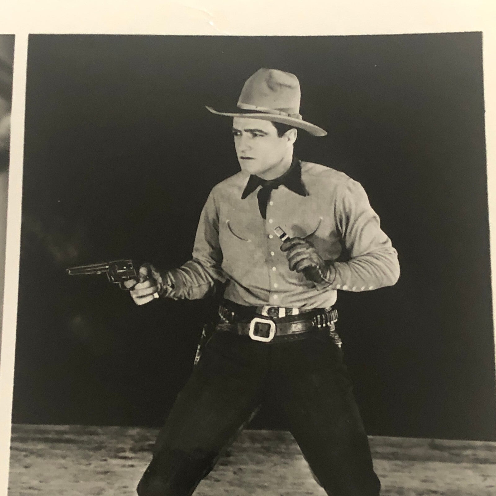 CBS Television Press Photo Photograph Gunsmoke Hickman Hill Tom Mix Grandson