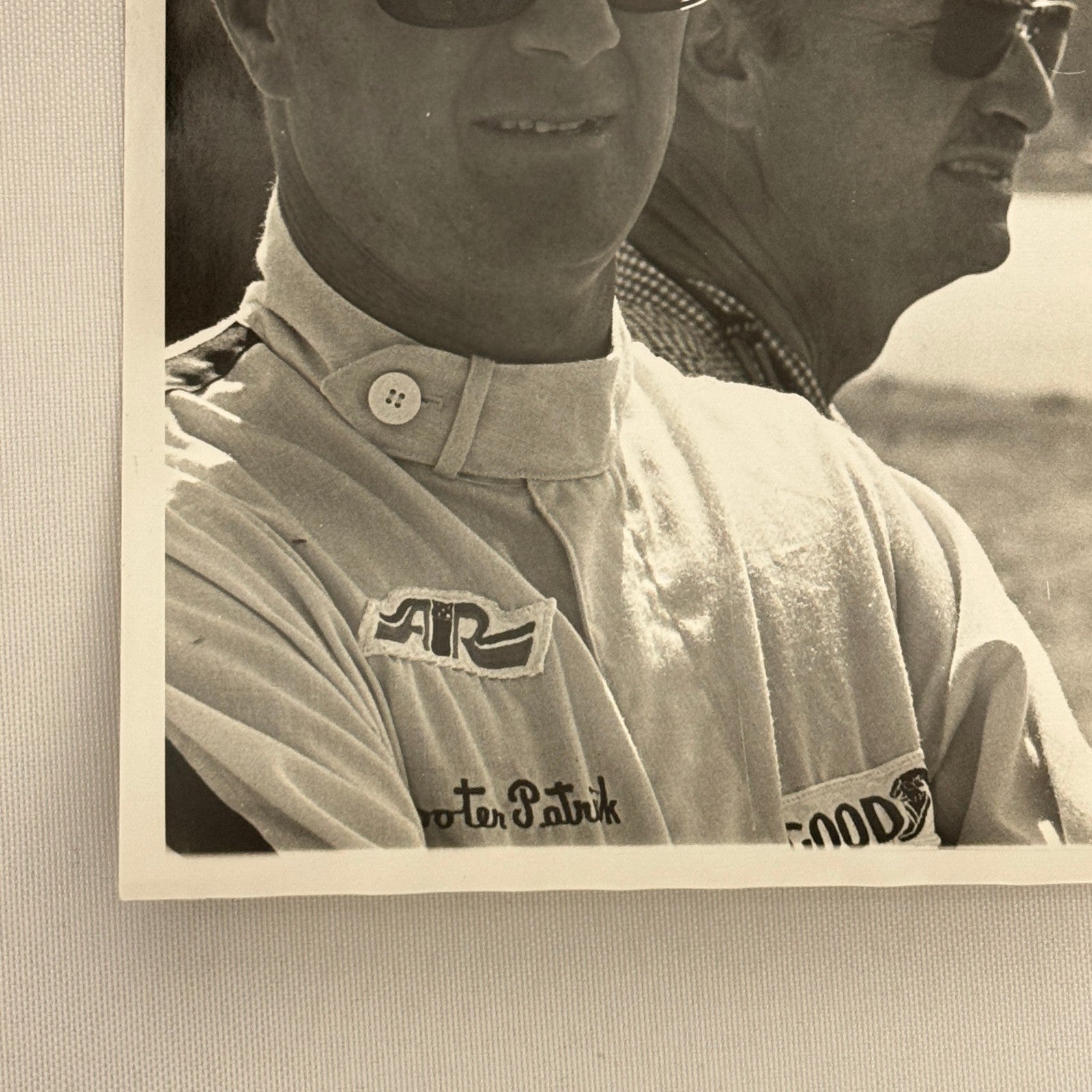 Vintage Racing Photo Photograph Scooter Patrick Car Dealer Otto Zipper Print