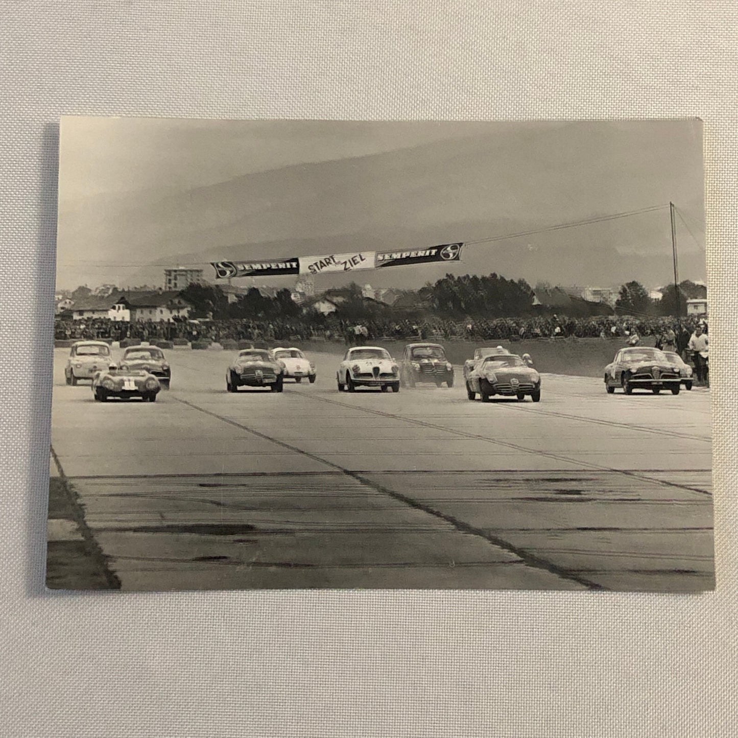 Vintage Racing Photo Photograph Alfa Romeo Fiat Abarth + Zurich M. Pichler 