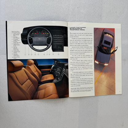 Alfa Romeo 164 and Spider Car Sales Brochure Catalog 1990 1991