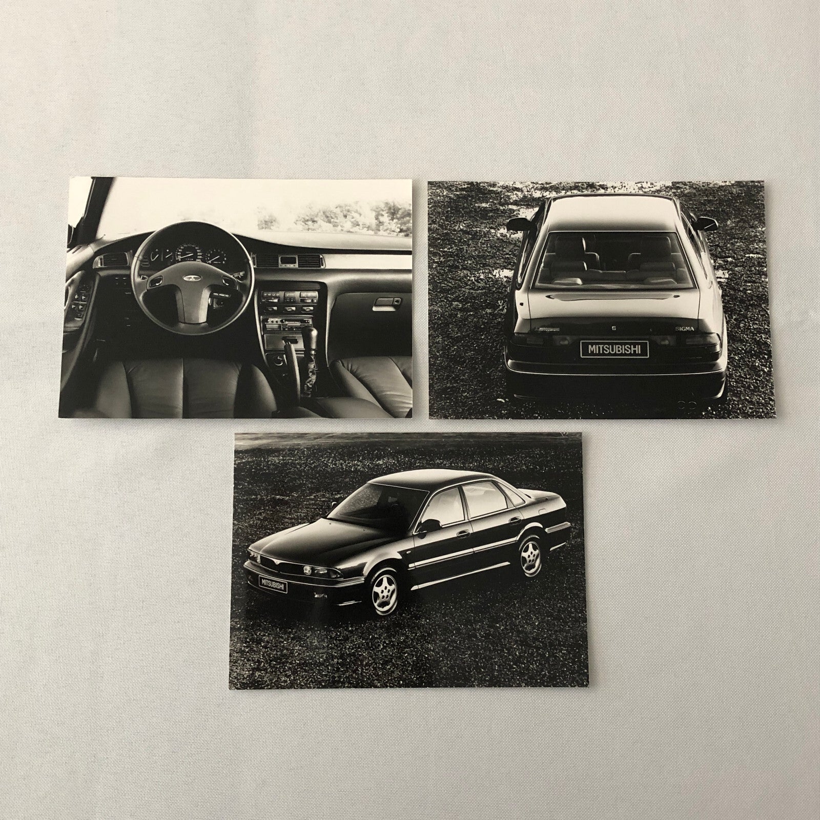 Mitsubishi Sigma Photo Photograph Print Lot of 3