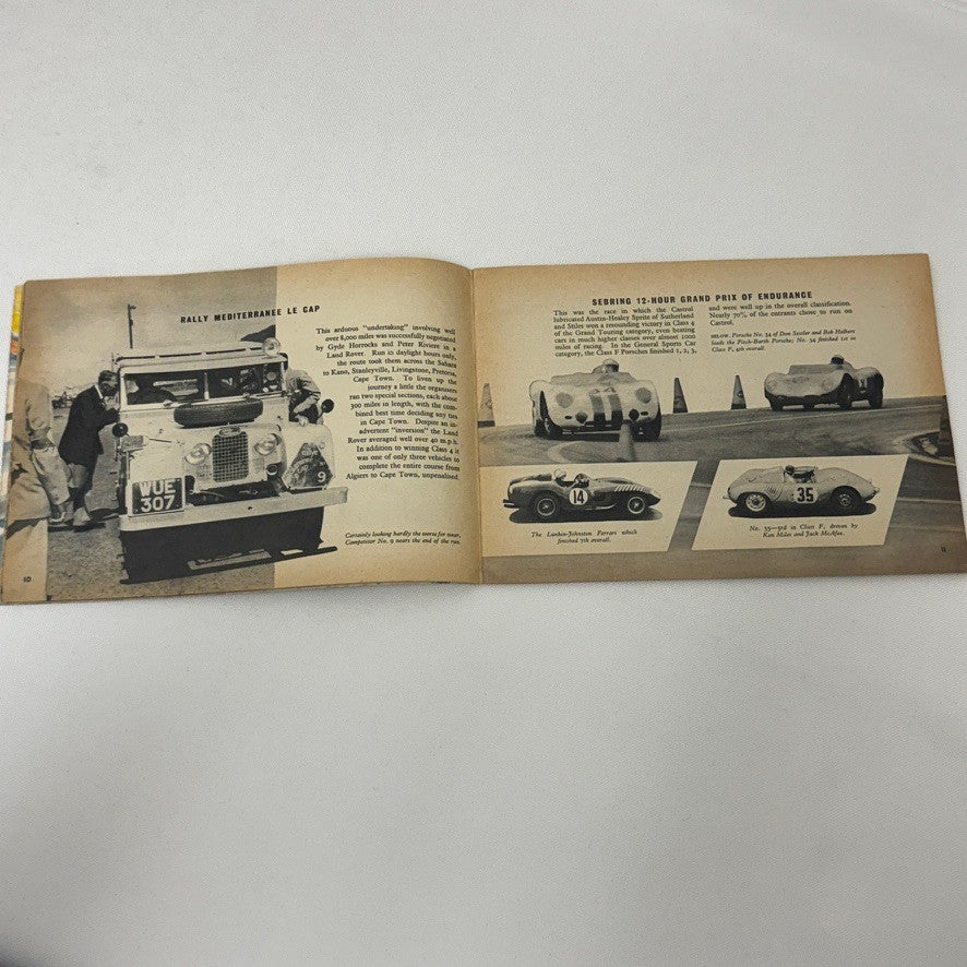1959 Castrol Racing Achievements Brochure Rally Rallye Motorcycle Land Speed +