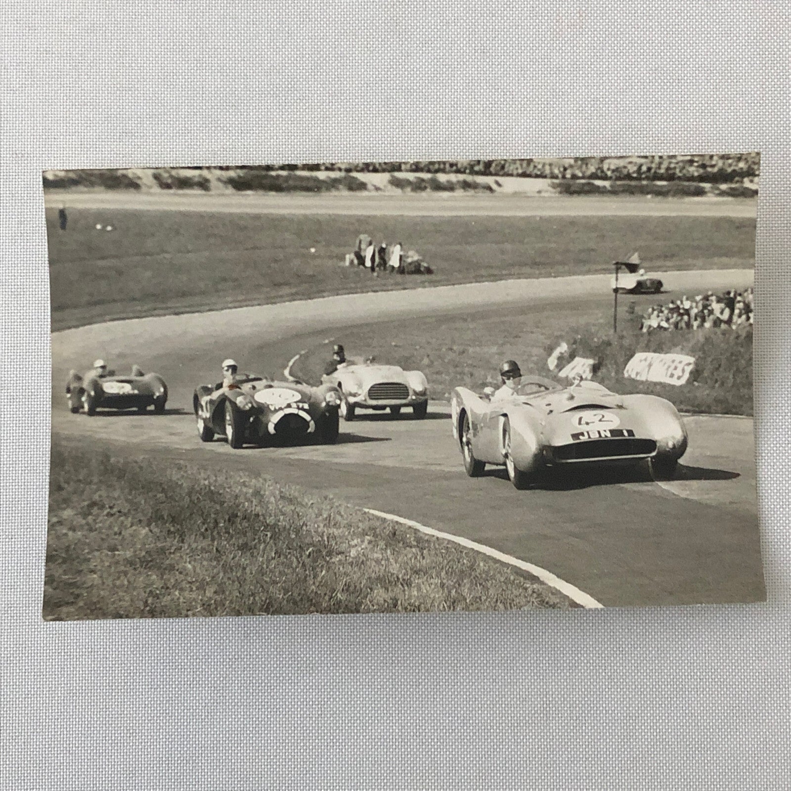Vintage Racing Photo Photograph Brands Hatch Lotus MK8 +
