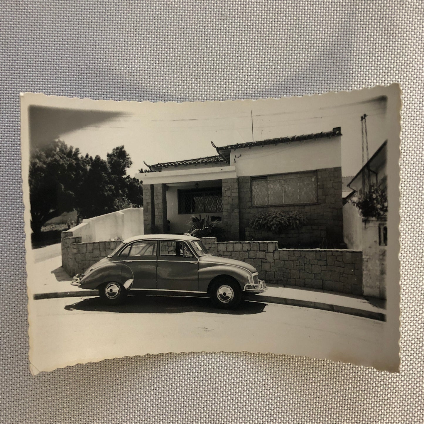Vintage Car Automobile Photo Photograph Print Lot of 3 Germany DKW ? Tag AL22SM2