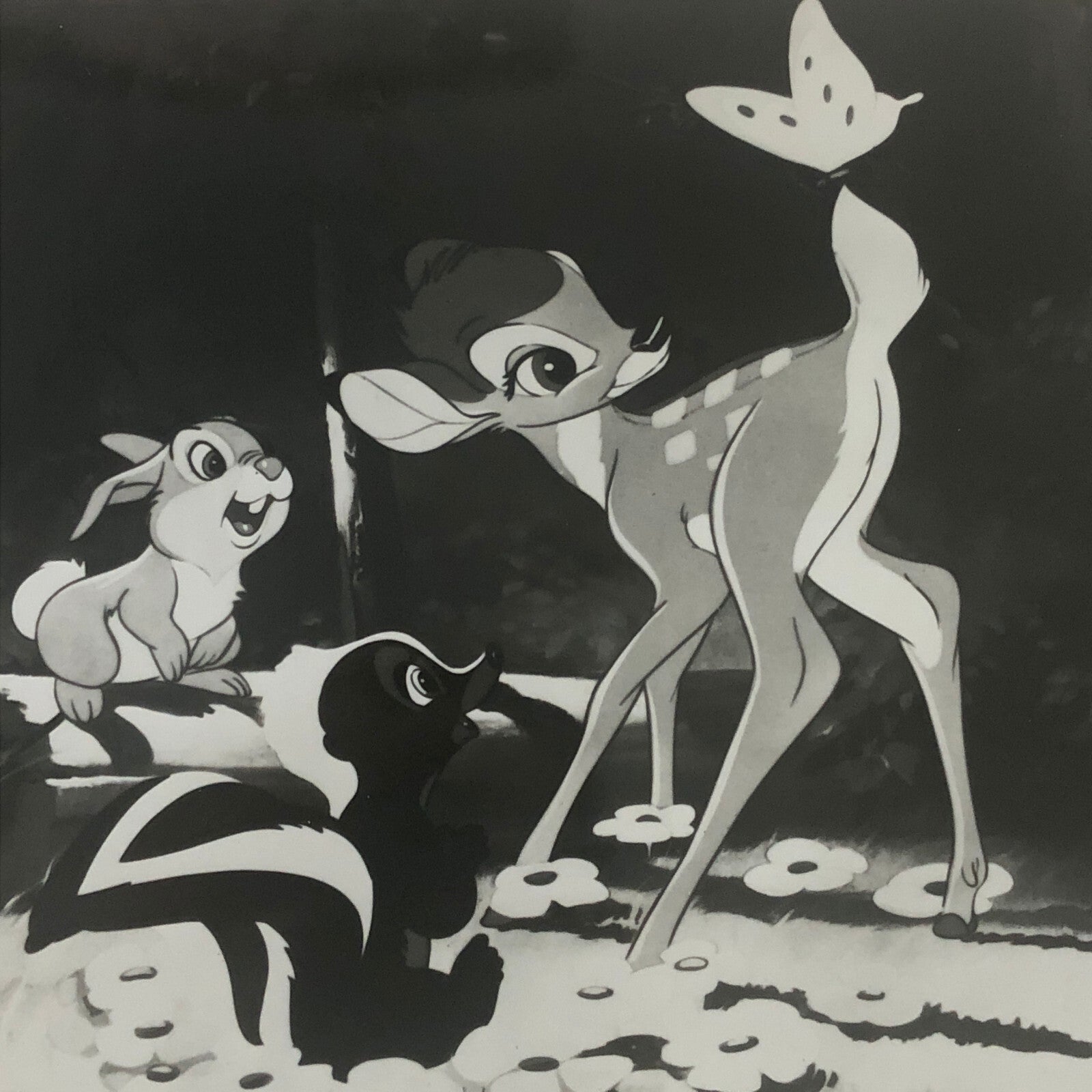 Bambi Flower Thumper Movie Film Re-Release Press Photo Photograph Walt Disney