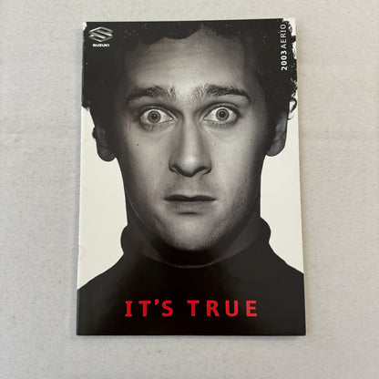 2003 Suzuki Aerio Car Sales Brochure Catalog Sedan GLX Fastback S 5X