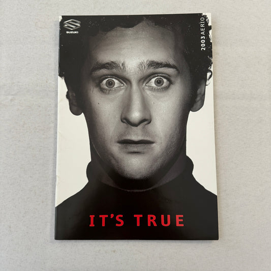 2003 Suzuki Aerio Car Sales Brochure Catalog Sedan GLX Fastback S 5X