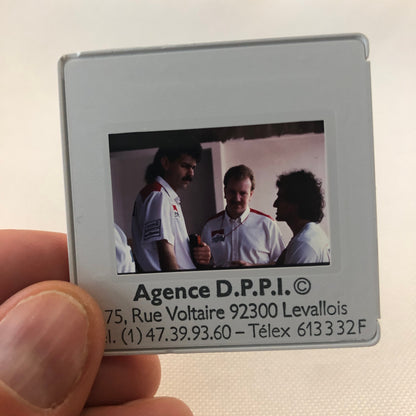 Alain Prost Gordon Murray McLaren Racing F1 Formula One 35MM Photo Slide