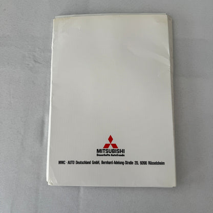 Vintage Mitsubishi Car Press Kit Photos Brochure Galant Lancer Turbo Colt GERMAN