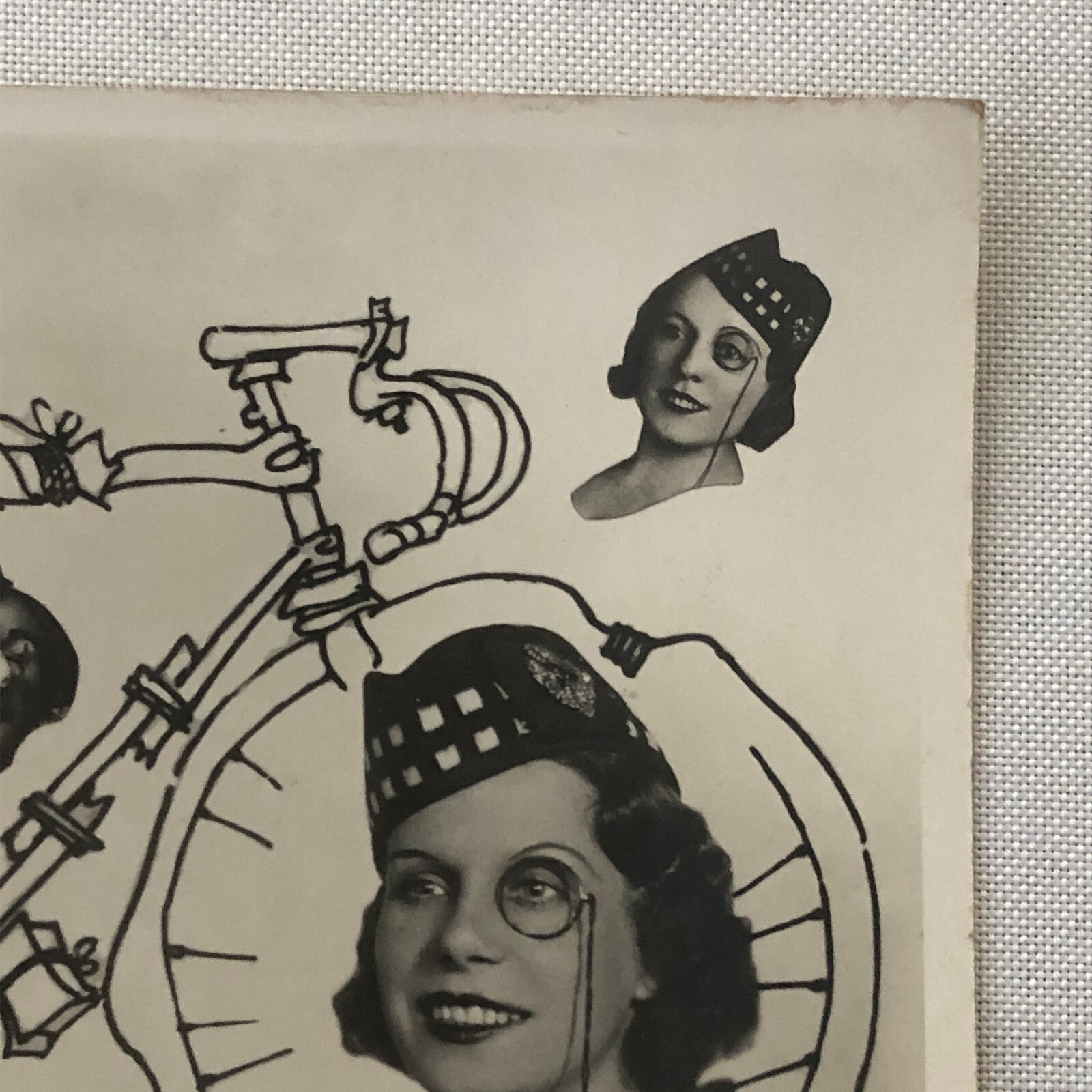 Circus Performer Bicycle Act Photo Photograph Vintage Oldemira Facchini