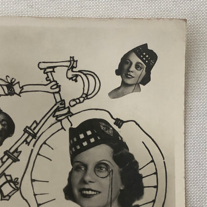 Circus Performer Bicycle Act Photo Photograph Vintage Oldemira Facchini