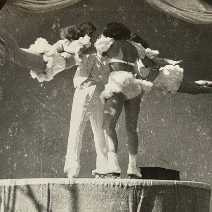Vintage Rollerskating Roller Skate Circus Performer Photo Photograph