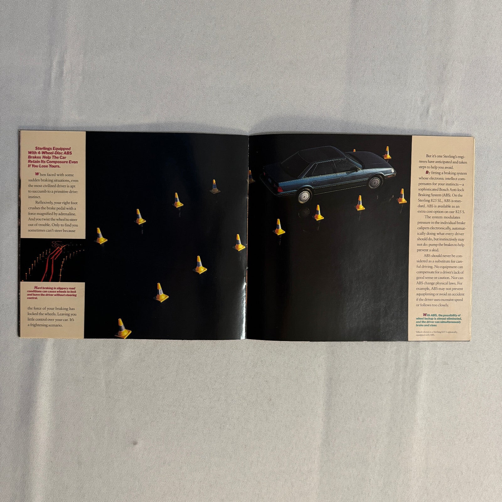 Sterling 825S and 825SL Car Sales Brochure Catalog Advertising Sterling 825 S SL