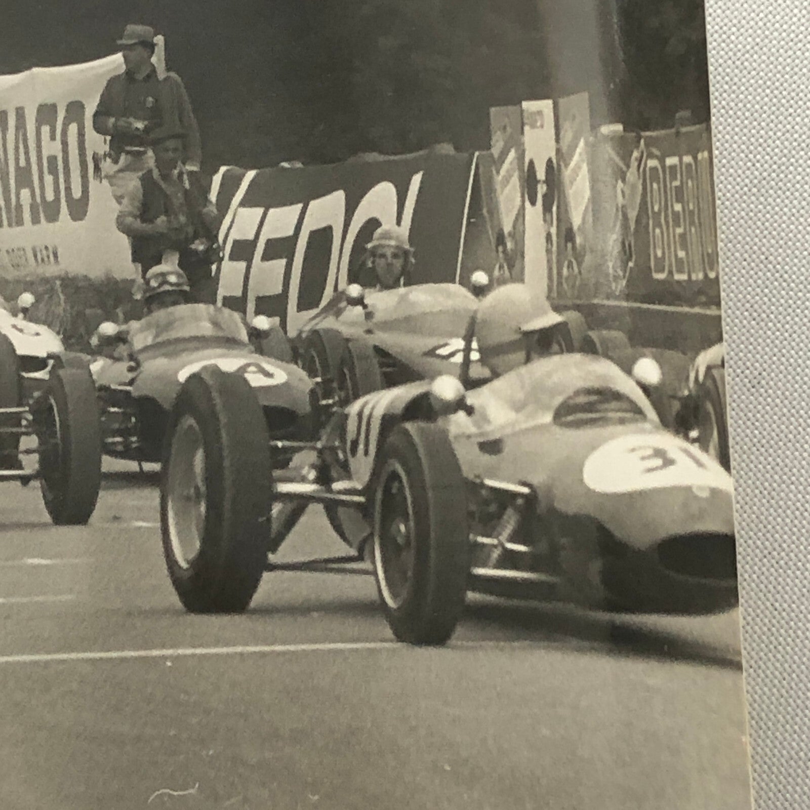 Vintage Solitude Grand Prix Racing Photo Photograph 1961 Formula Junior