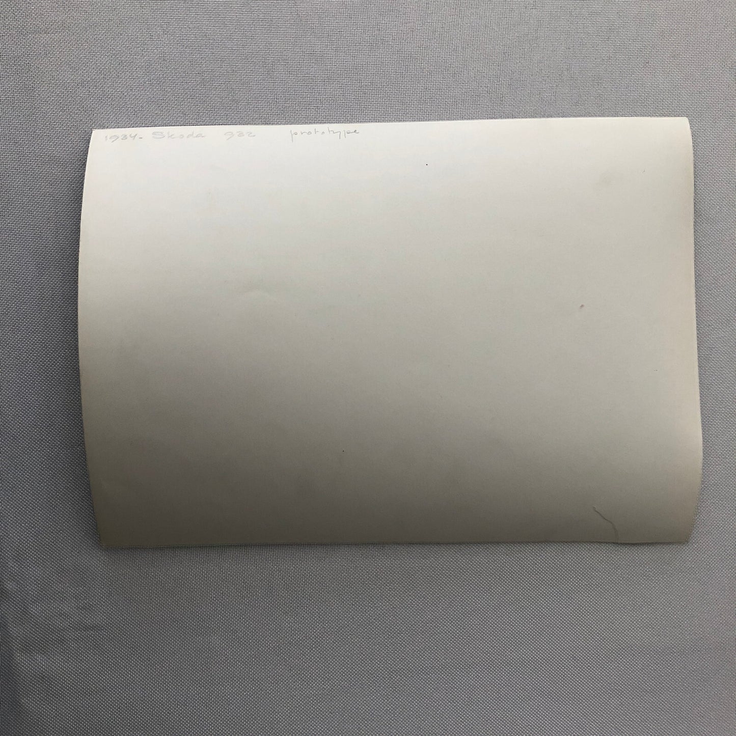 1934 Skoda 932 Prototype Car Automobile Photo Photograph Print