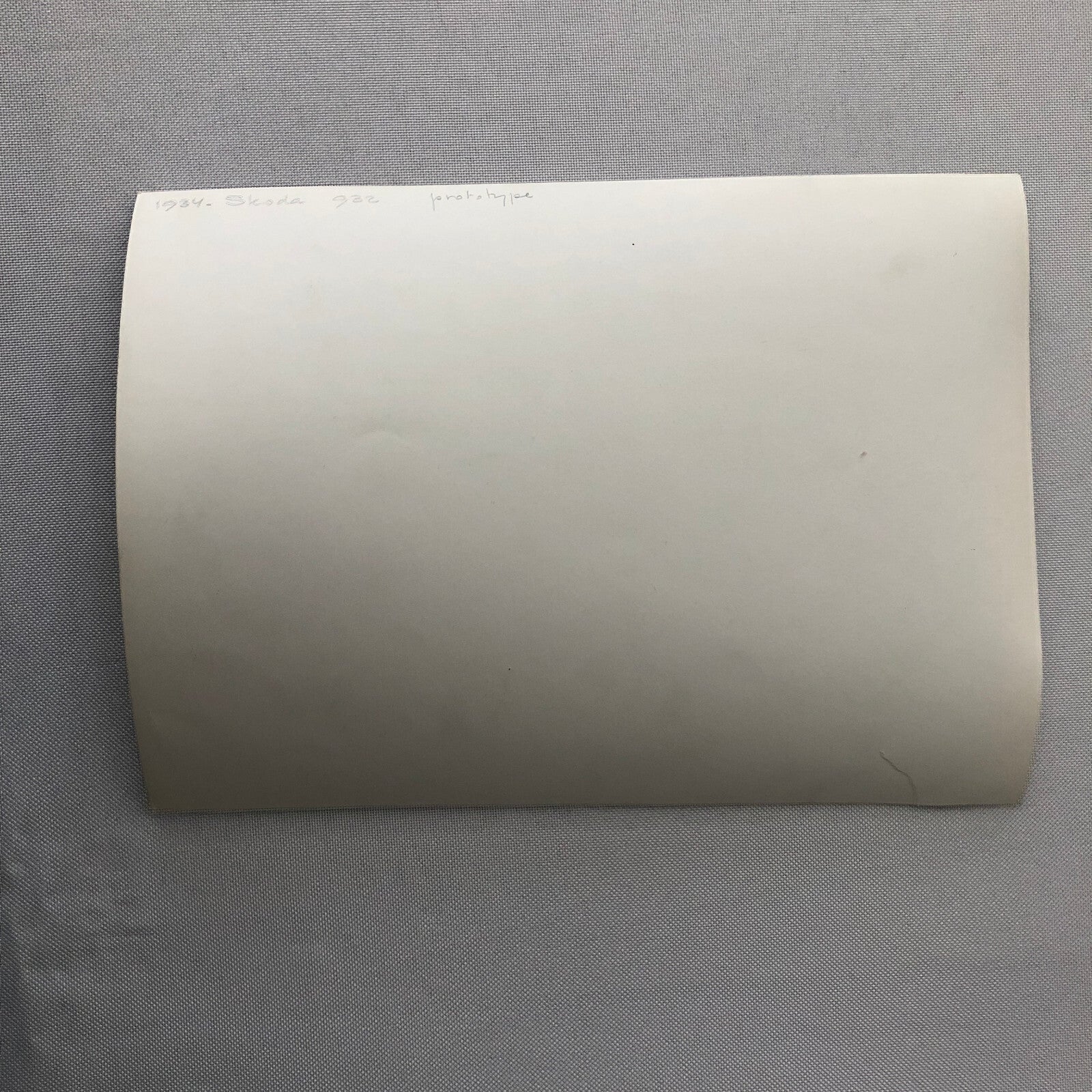 1934 Skoda 932 Prototype Car Automobile Photo Photograph Print