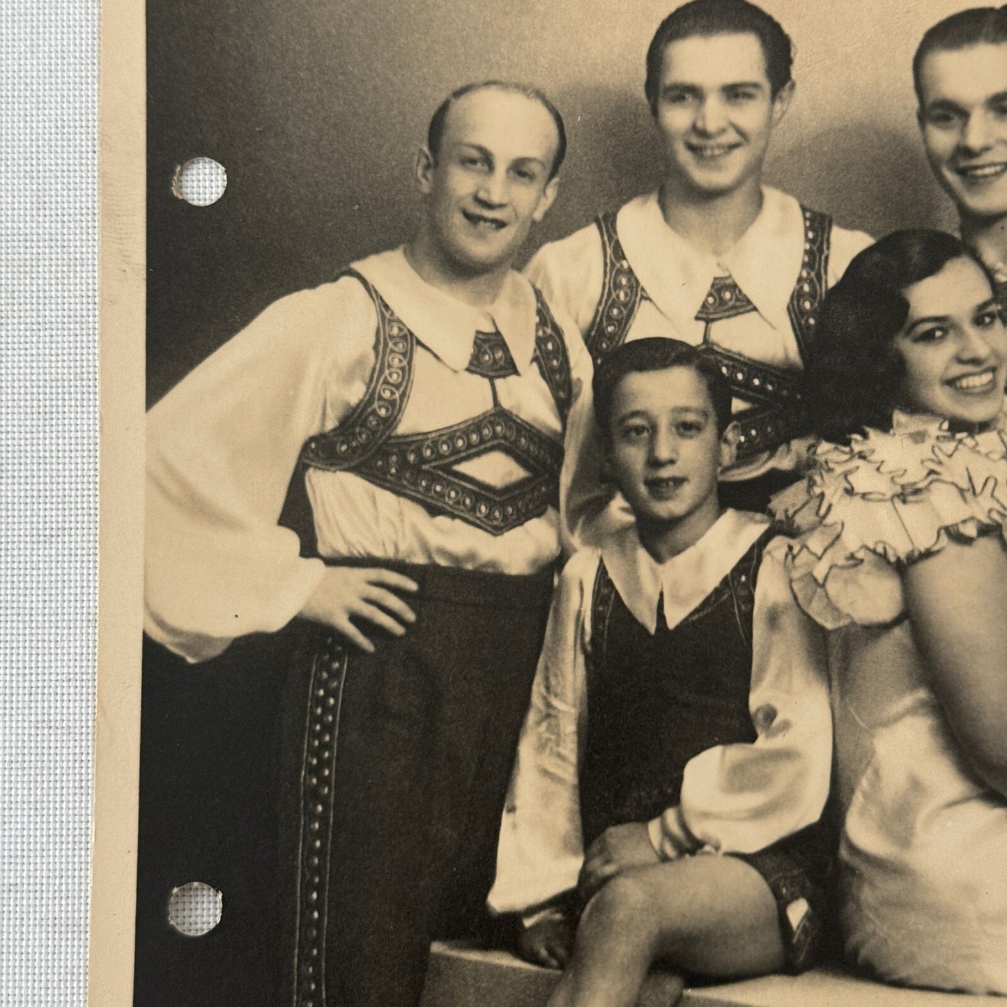 Vintage Circus Juggling Acrobat Act Bedini Tafani Photo Photograph