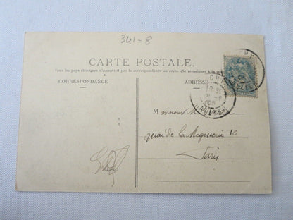1905 Circuit D'Auvergne Coupe Gordon Bennett Cup Postcard Post Card w/ Stamp 