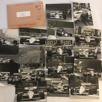 1987 Grand Prix Formula One Racing Photo Lot 17x Ayrton Senna Honda Lotus +