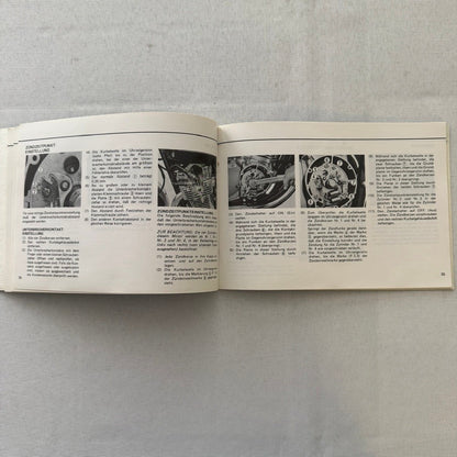 Vintage Suzuki GS1000H Motorcycle Bike Owners Manual Instruction Guide GERMAN