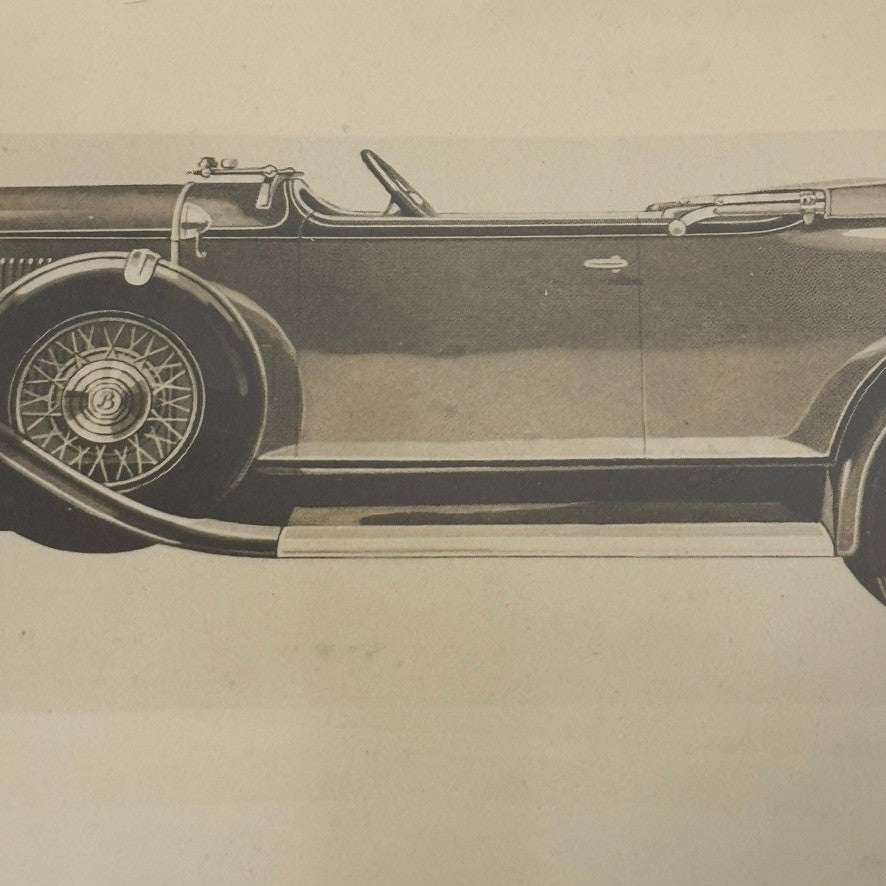 Vintage 1931 Buick Series 50 Model 54 Roadster Photo Photograph Modern Print