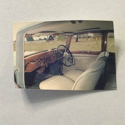Vintage 1936 Bentley Car Photo Saloon Automobile Photograph Lot of 2