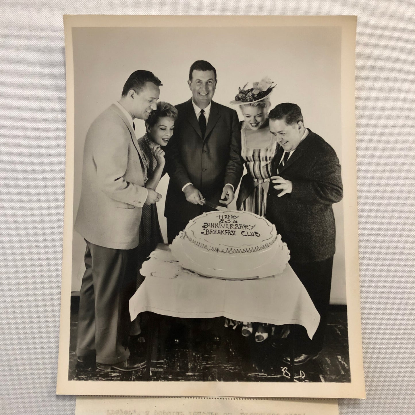 Don McNeill Breakfast Club ABC Television TV Photo Photograph Carol Richards +