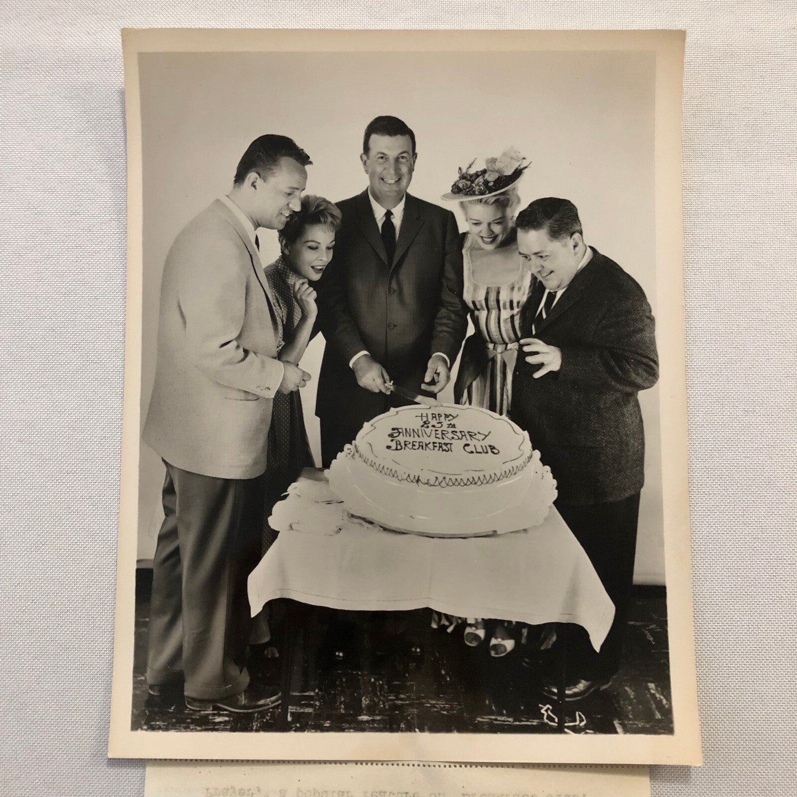 Don McNeill Breakfast Club ABC Television TV Photo Photograph Carol Richards +