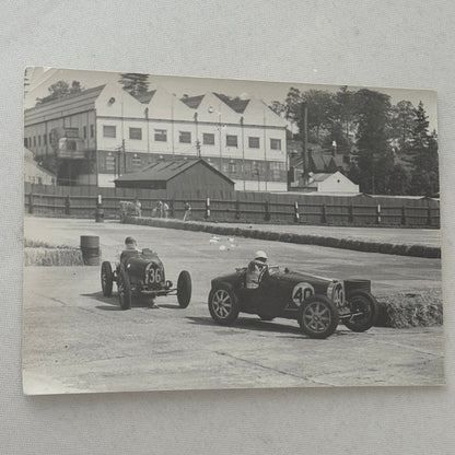 Vintage Bugatti Racing Car Photo Photograph Print
