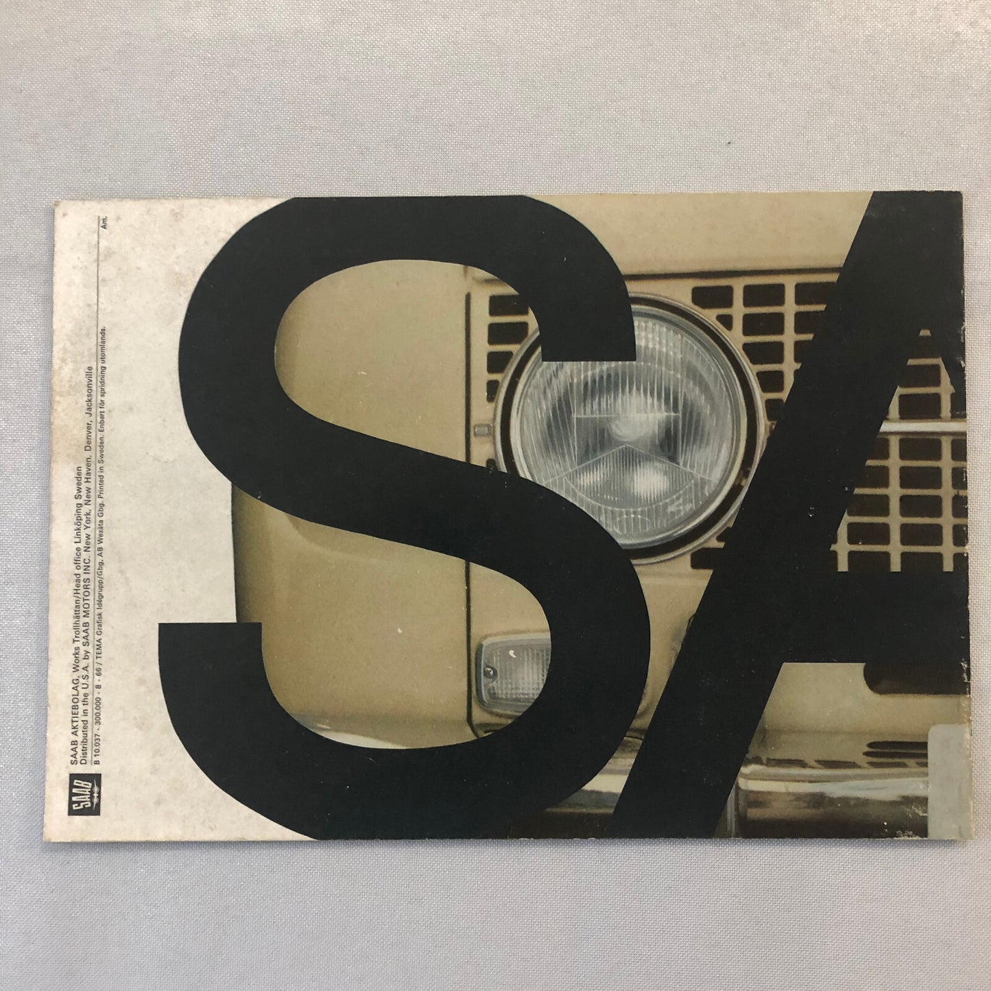 Vintage Saab Car Sales Brochure Catalog Sedan Station Wagon Monte Carlo 850