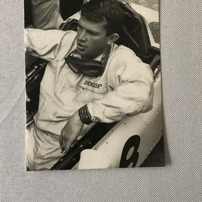 Vintage 1964 Ronnie Bucknum Honda Racing Driver Photo Photograph Print USA GP ? 