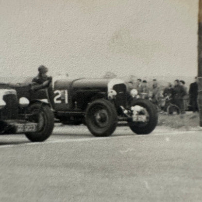 Vintage Racing Photo Photograph Print Motorsport Race Unidentified