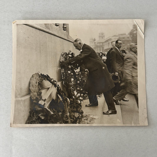 Military Memorial Northumberland Fusiliers 1933 Press Photo Photograph Print