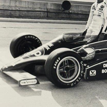 Vintage Indy Racing Photograph Photo Mario Andretti Driver Modern Print