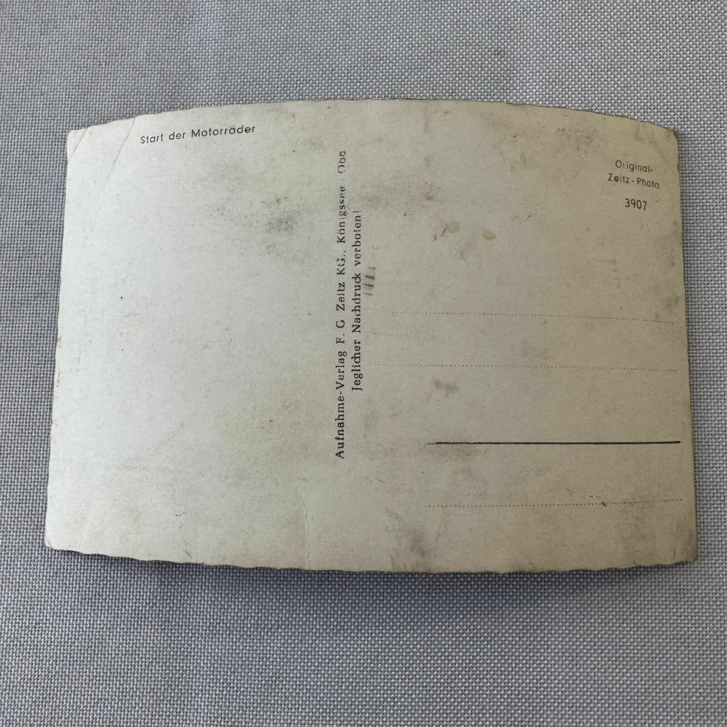 Vintage Nurburgring Racing Circuit Motorcycle Bike Race Postcard Post Card