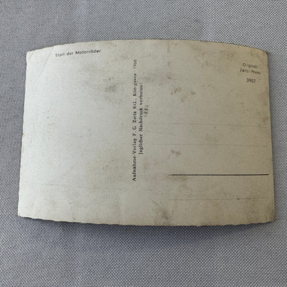 Vintage Nurburgring Racing Circuit Motorcycle Bike Race Postcard Post Card