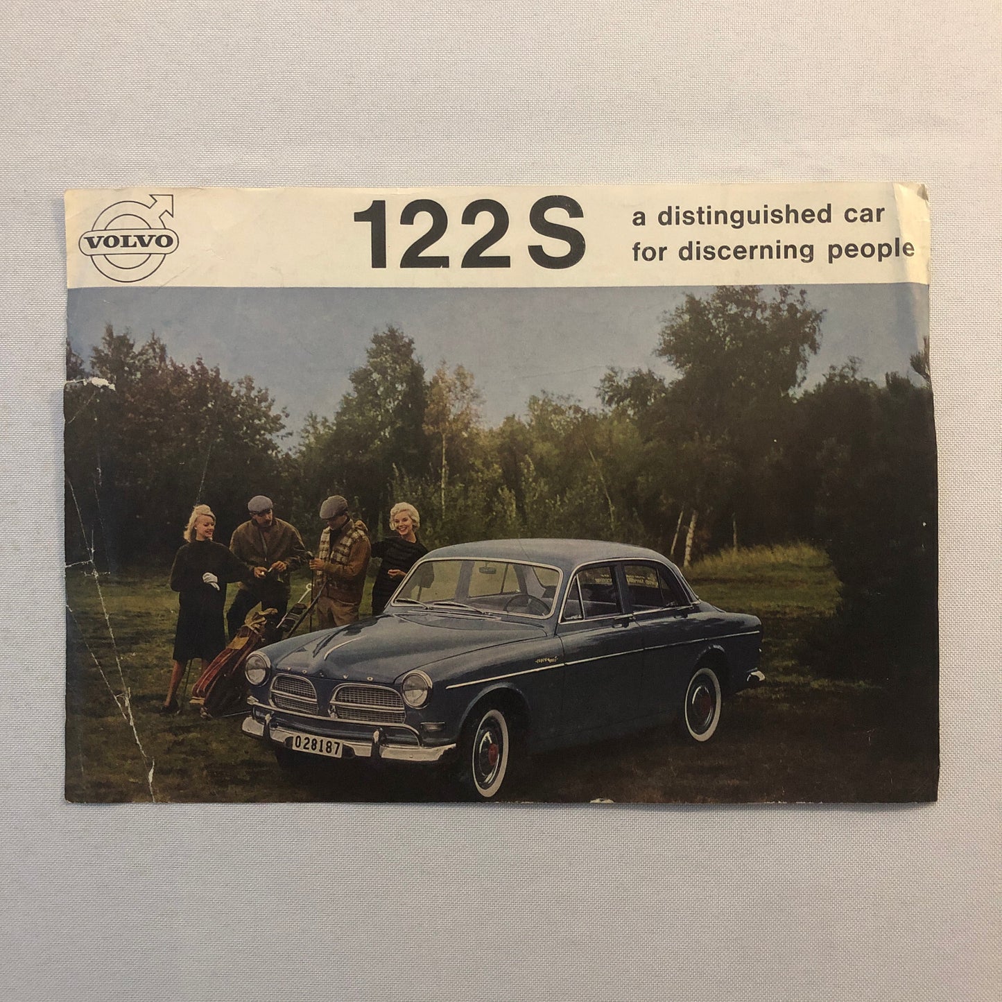 Vintage Volvo 122 S Car Automobile Sales Sheet Brochure Advertising