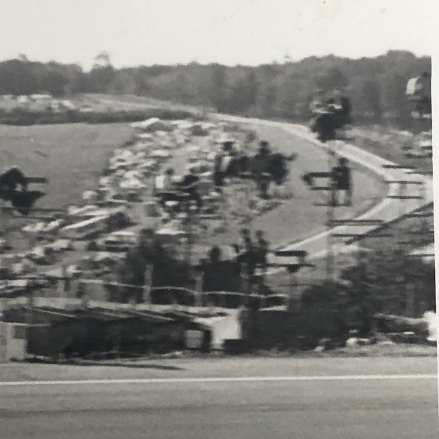 Vintage Motorcycle Racing Photo photograph Race Bike Rider