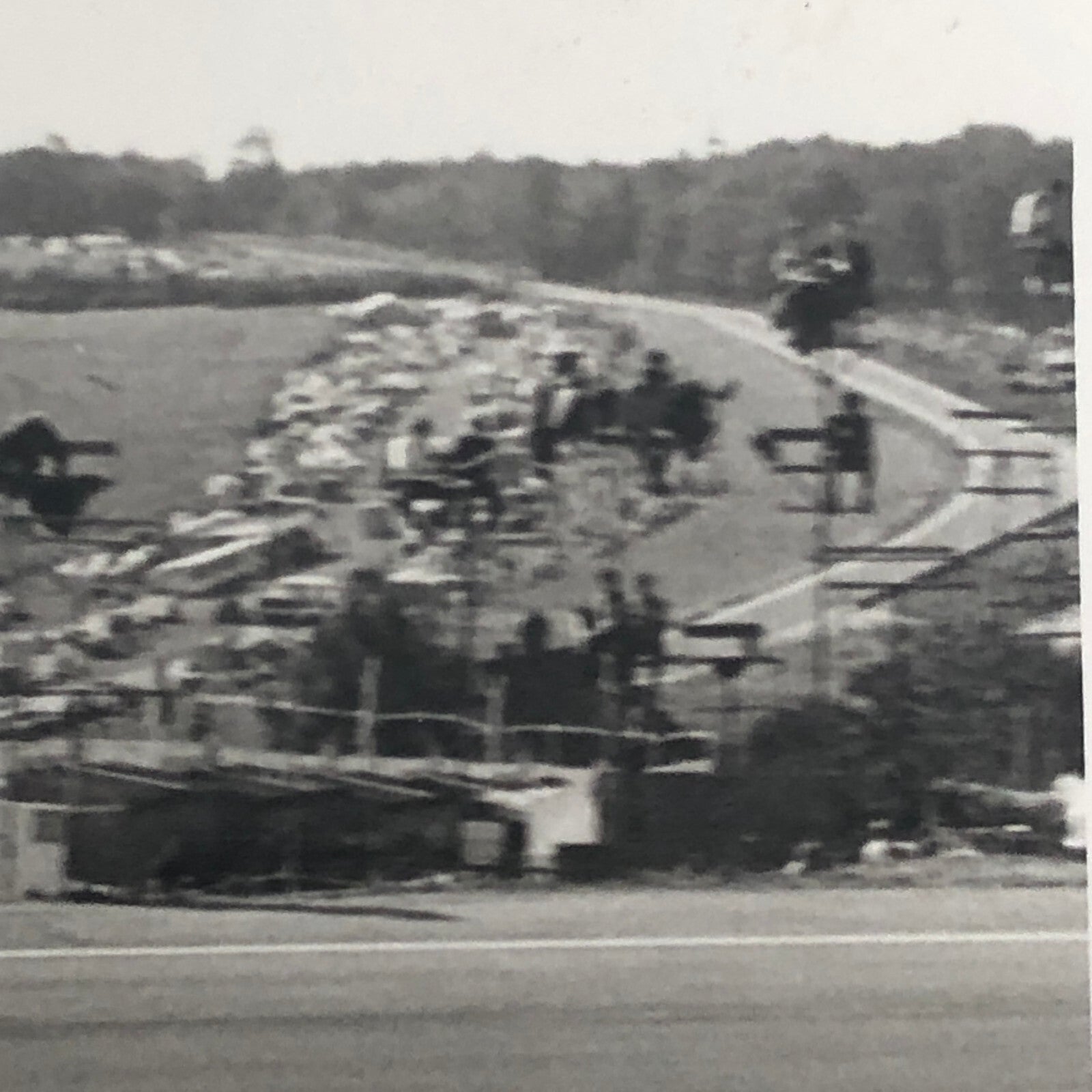 Vintage Motorcycle Racing Photo photograph Race Bike Rider