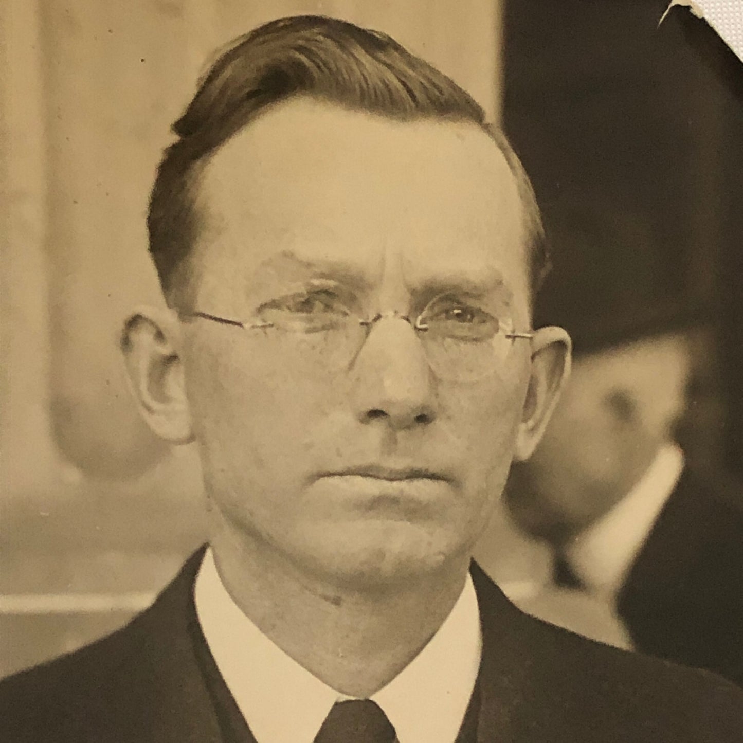 Press Photo Photograph Samuel G Bratton 1925 Only Red Headed Senator Underwood