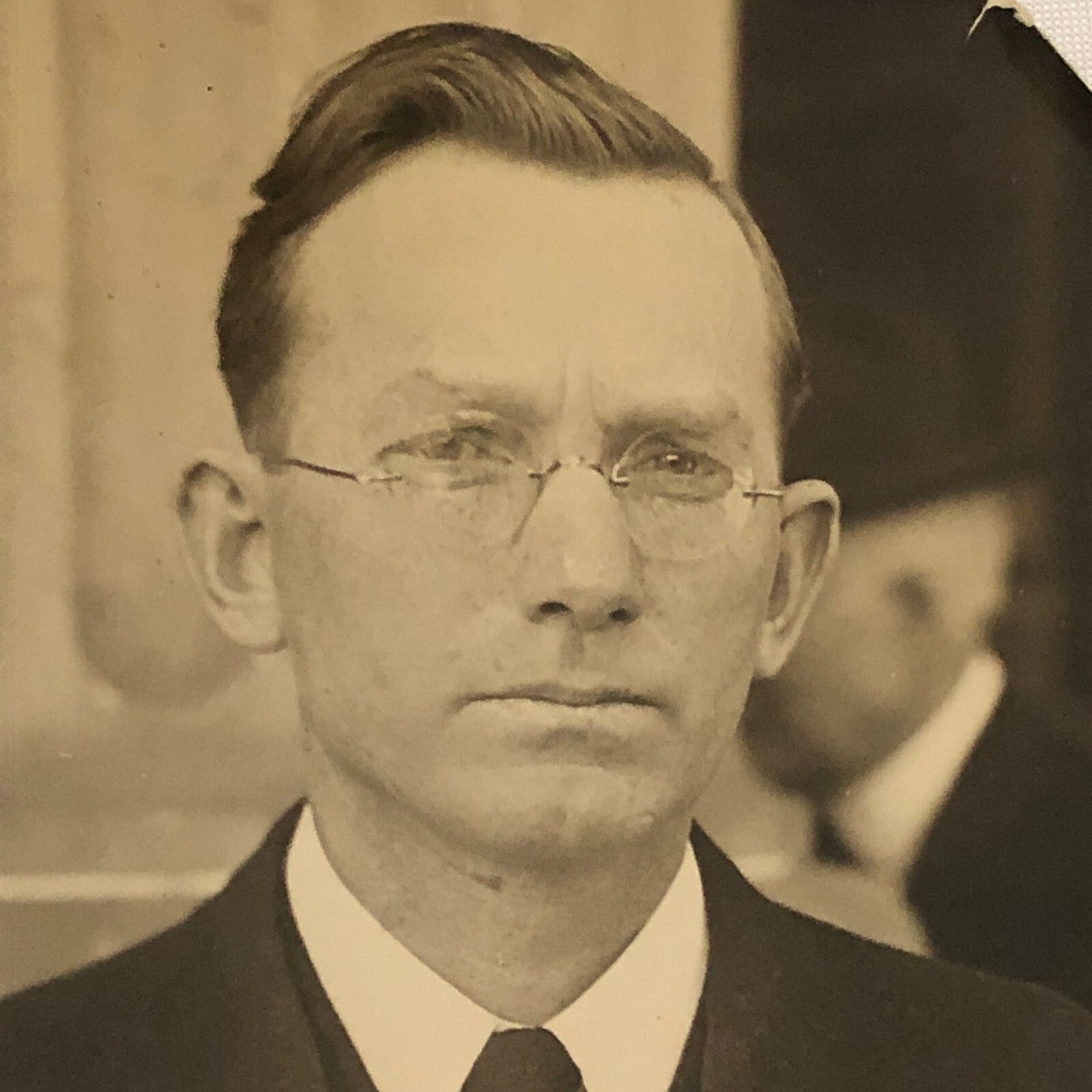Press Photo Photograph Samuel G Bratton 1925 Only Red Headed Senator Underwood