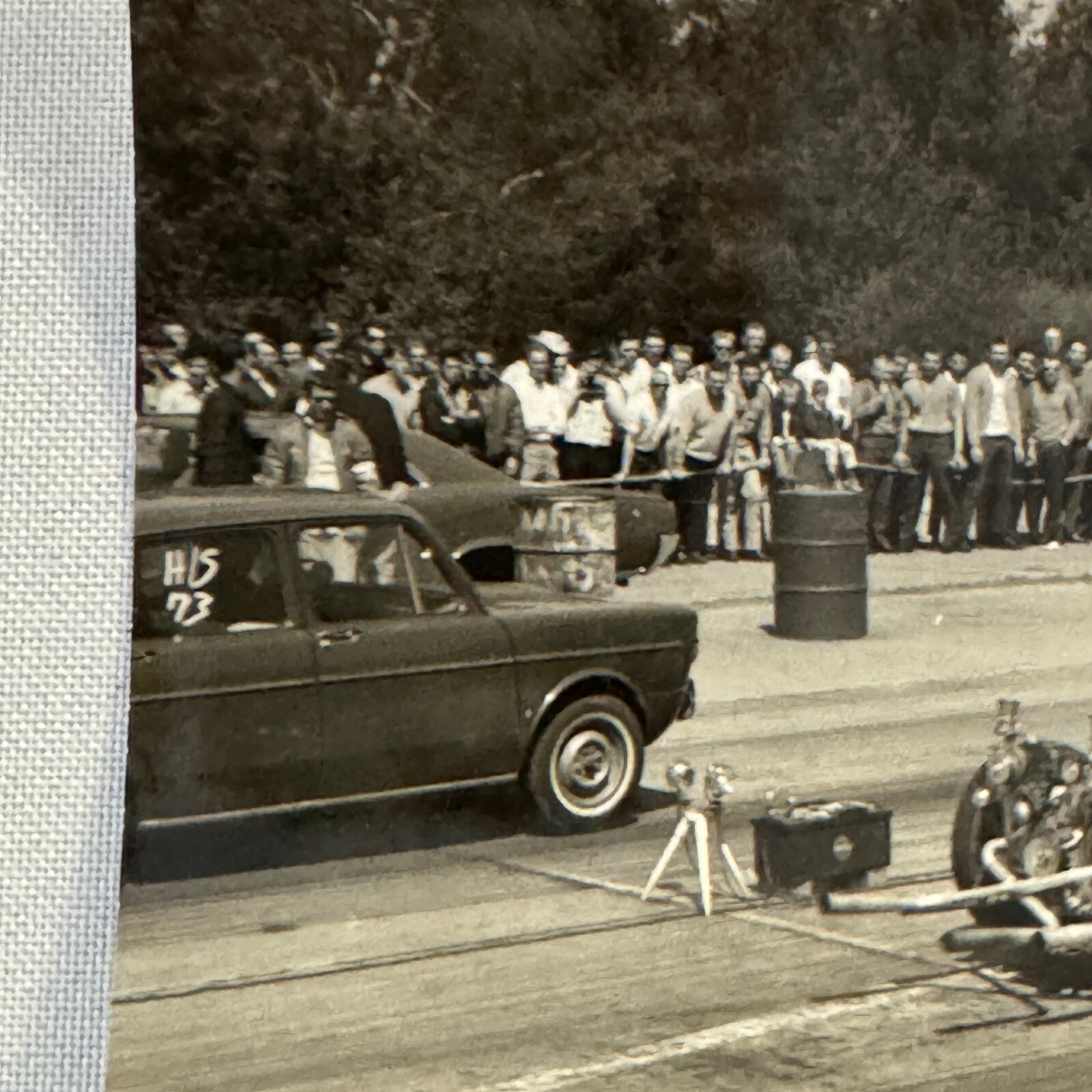 Vintage Drag Racing Car Photo Photograph Print