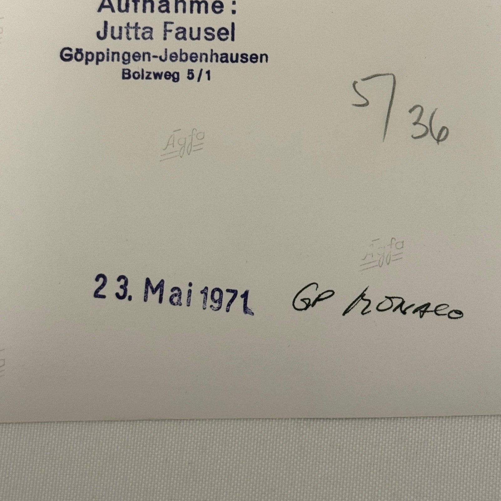 Vintage Racing Photo 1971 Monaco Grand Prix Race Driver Jacky Ickx Motorsport