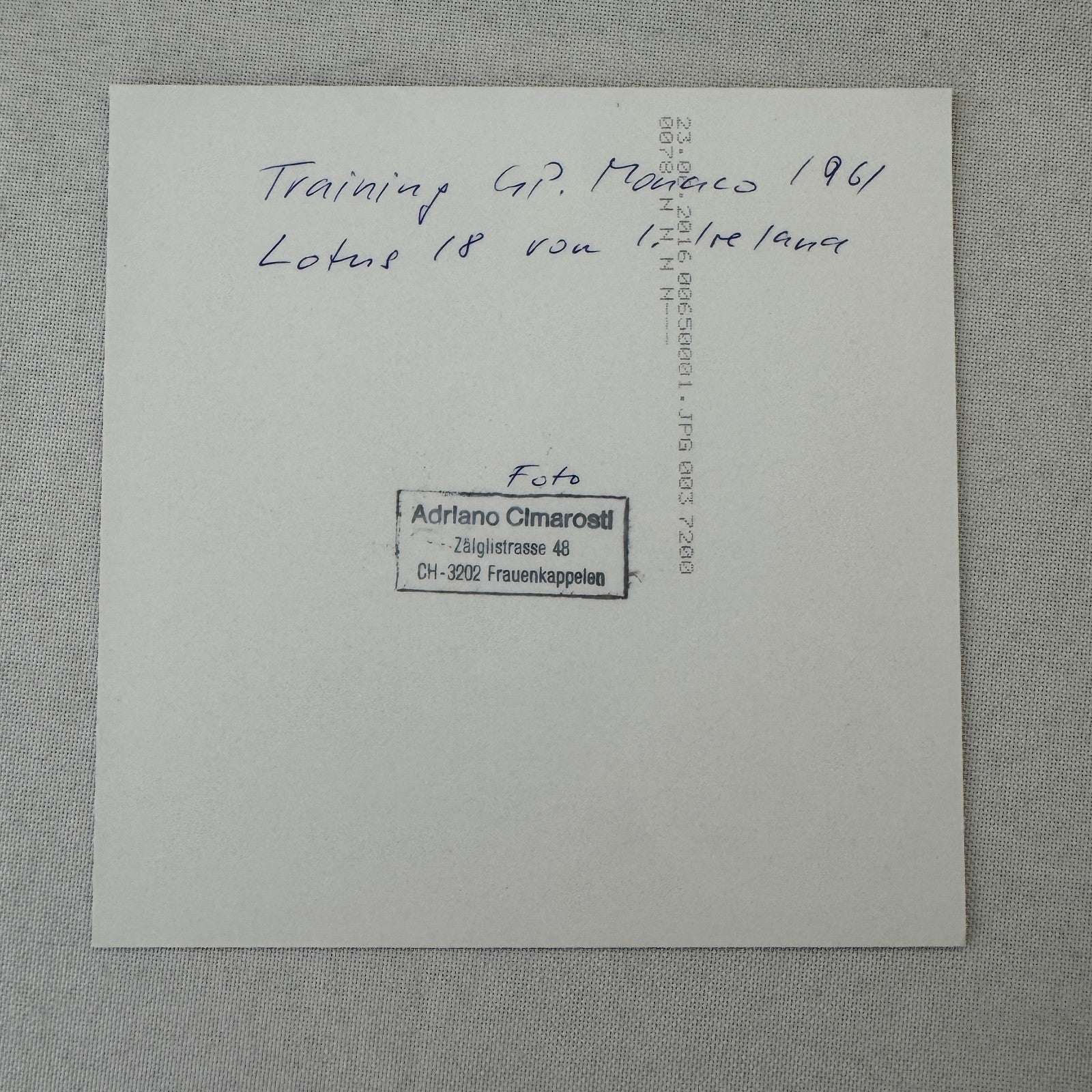 1961 Monaco Grand Prix Innes Ireland Lotus Car Crash Photo Photograph Modern