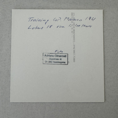 1961 Monaco Grand Prix Innes Ireland Lotus Car Crash Photo Photograph Modern