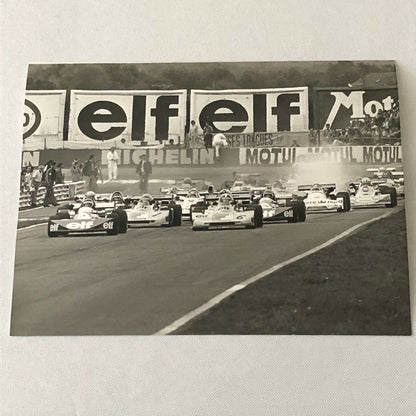 Vintage 1975 Formula 2 F2 Racing Photo Photograph Nogaro Grand Prix Cars 