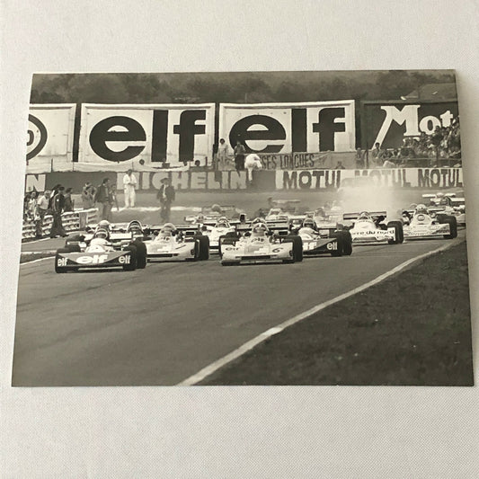 Vintage 1975 Formula 2 F2 Racing Photo Photograph Nogaro Grand Prix Cars 