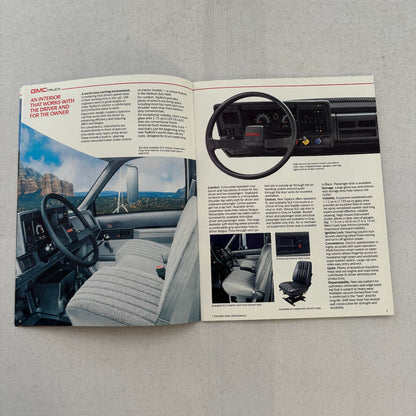GMC Topkick Truck Sales Brochure Catalog Advertising