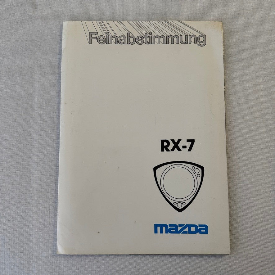1981 Mazda RX-7 Press Kit Brochure Photos GERMAN Mazda RX7 RX 7 Sports Car